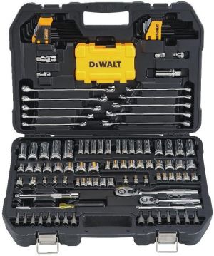 ערכת כלים ומכשירי מכונות DEWALT, 142 חלקים, מ"מ (DWMT73802)