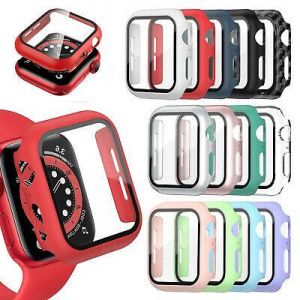 For Apple Watch Case Screen Protector Full Protective Cover Series 2/3/4/5/6/SE