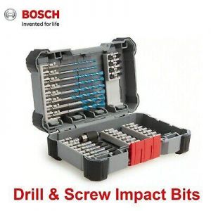 take it easy tools Bosch Drill Bit Set Screwdriver Hex Shank - 35 Piece Impact Control