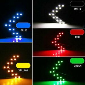 take it easy cars 2pcs Car Auto Side Rear View Mirror 14SMD LED Lamp Turn Signal Light Accessories