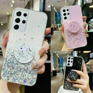 Phone Case For Samsung Galaxy S21 Plus,A12,S20 FE GLITTER TPU Shockproof Cover