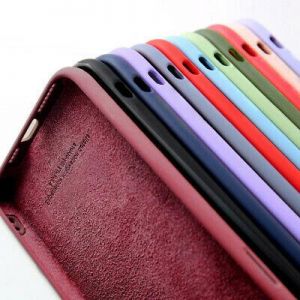 Phone Case For iPhone 13 11 Pro Max 12 Pro X XS XR SE 8 7 Liquid Silicone Cover