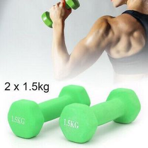 1.5kg Dumbbell Set Solid Aerobic Training Weights Strength Home Dumbbells Gym